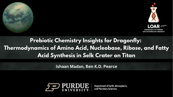 Prebiotic Chemistry Insights for Dragonfly presentation cover