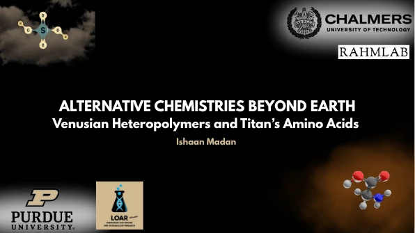 Alternative Chemistries Beyond Earth presentation cover